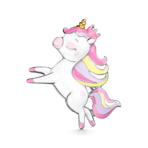 Брошь  серебряная