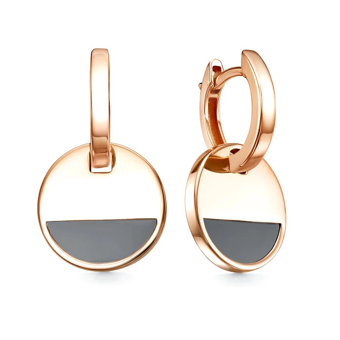 Серьги «BERGER» золотые