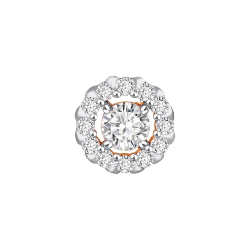 Подвеска  из красного золота с фианитом