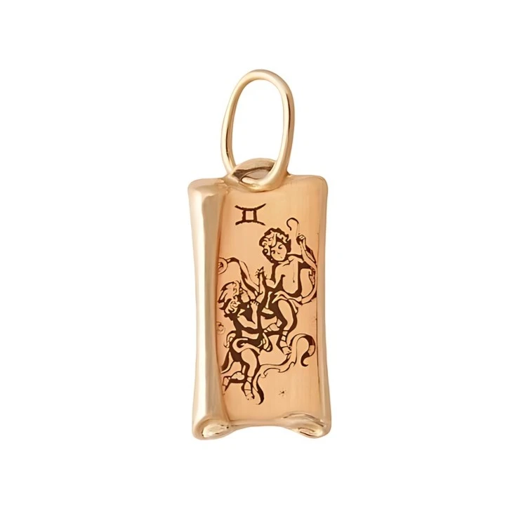 Подвеска  из красного золота