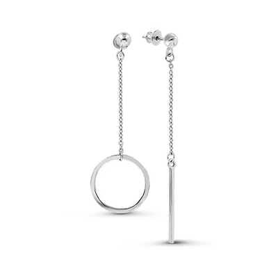 Серьги  серебряные