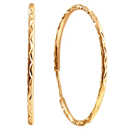 Серьги  из красного золота