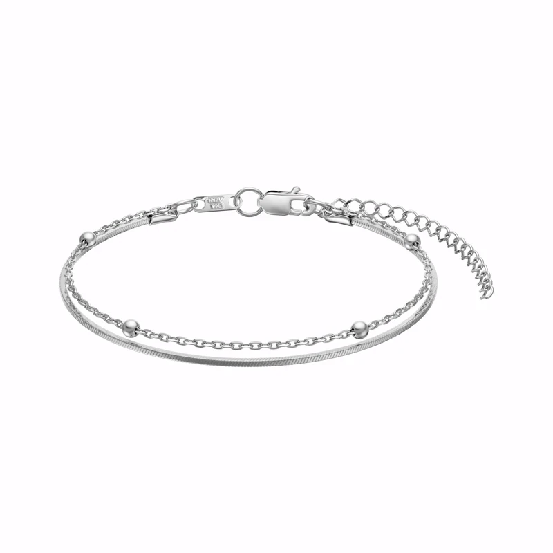 Браслет  серебряный