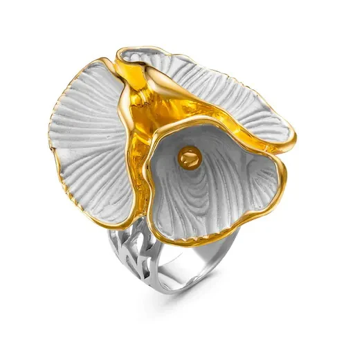 Кольцо «PLATA» серебряное