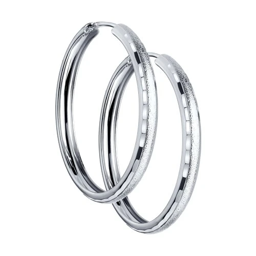 Серьги  серебряные