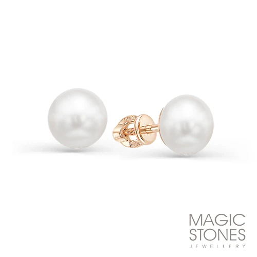 Серьги «MAGIC STONES» золотые