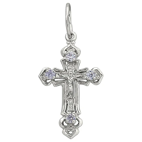 Подвеска  серебряная с фианитом