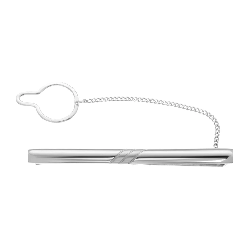 Зажим  серебряный