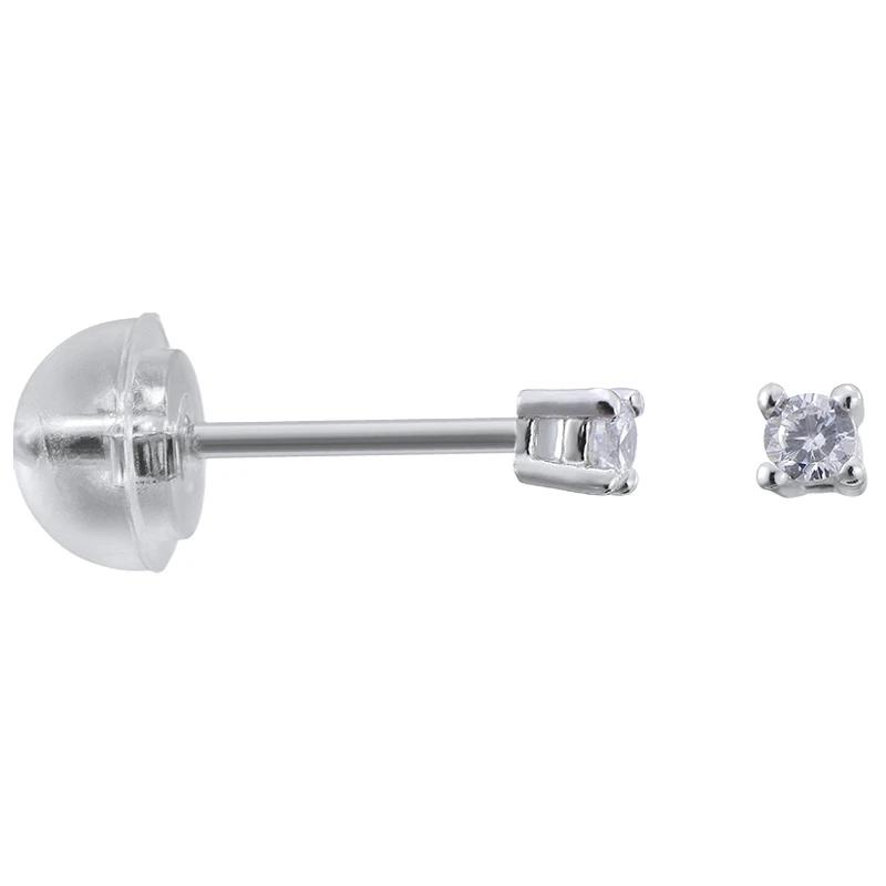 Серьги «Сильверк» серебряные с фианитом