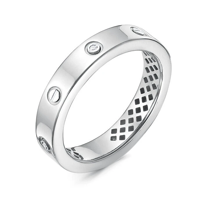 Кольцо «BERGER» серебряное