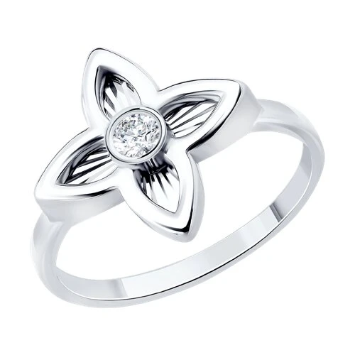 Кольцо  серебряное