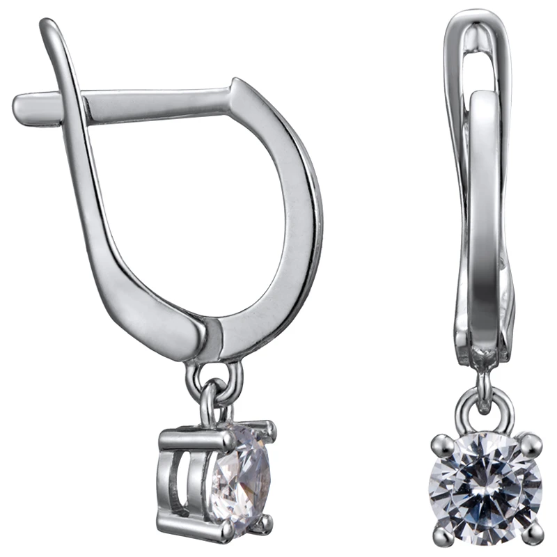 Серьги «Сильверк» серебряные