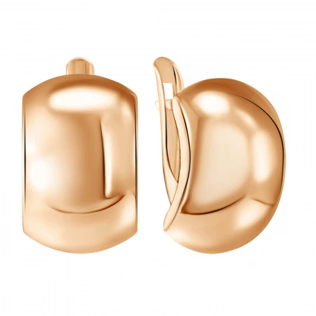 Серьги  из красного золота