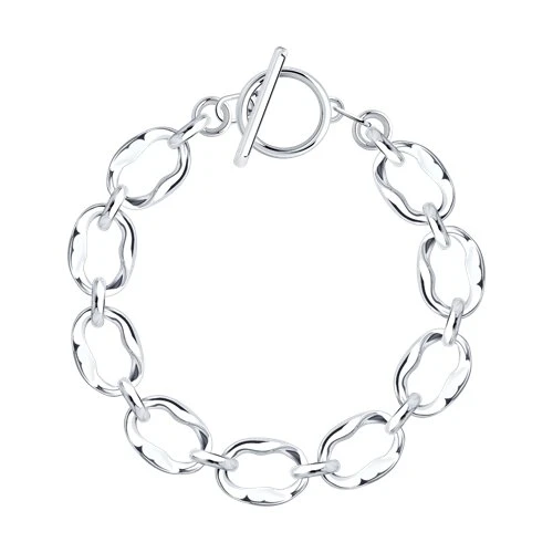 Браслет  серебряный