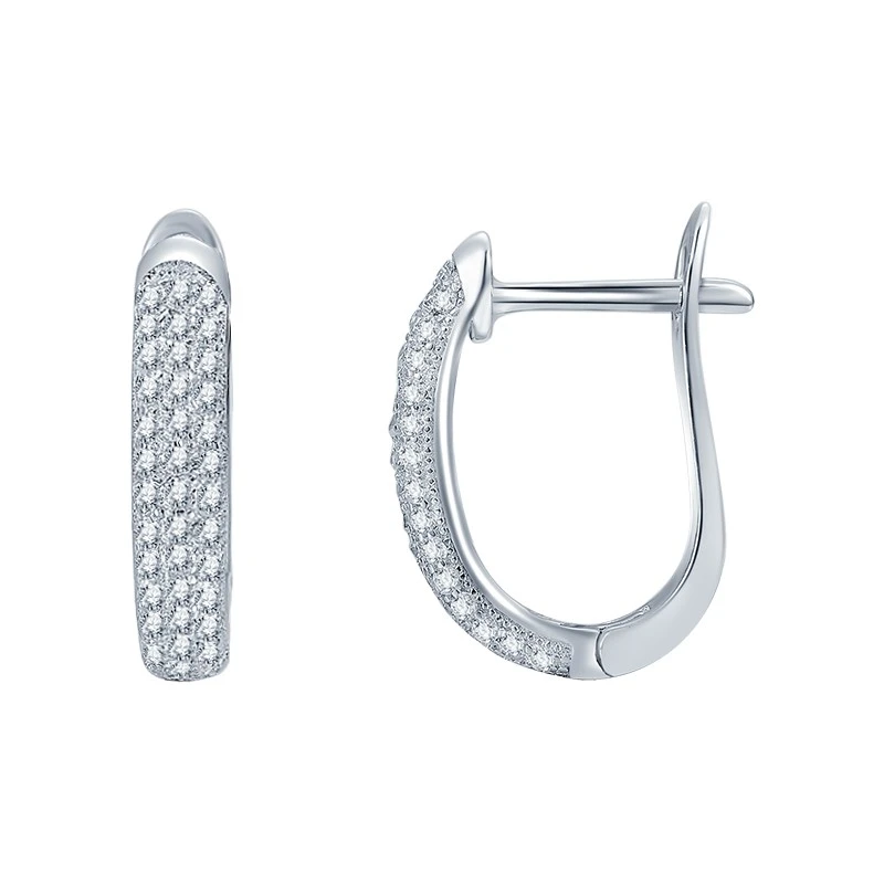 Серьги «Сильверк» серебряные с фианитом