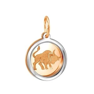 Подвеска  из красного золота