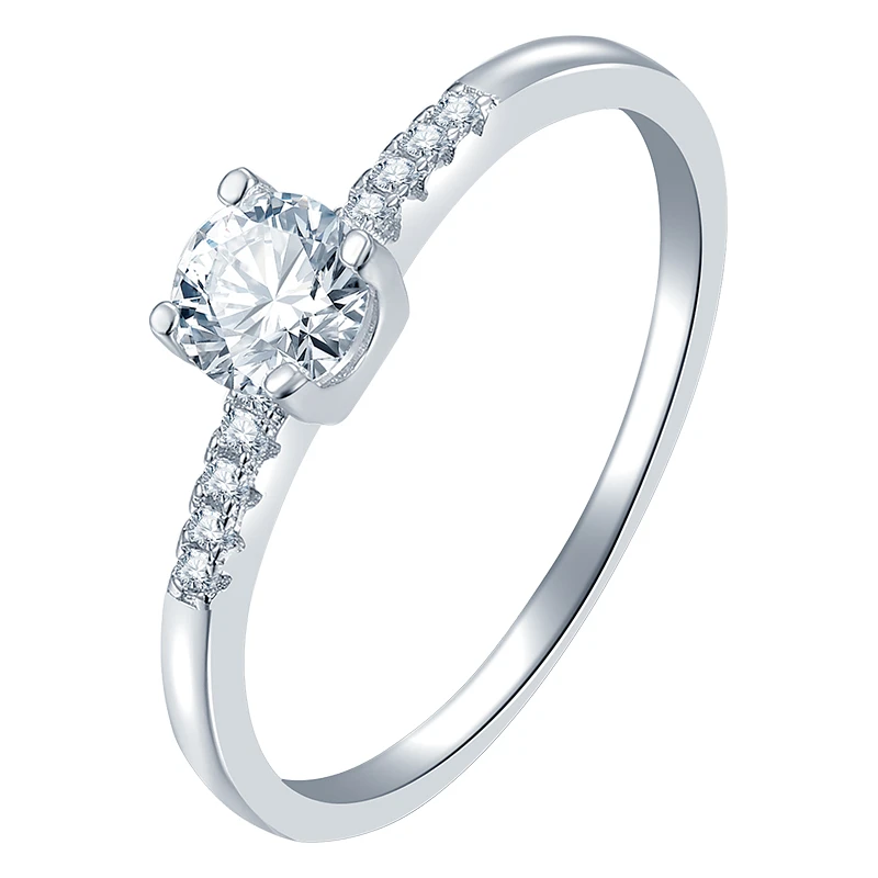 Кольцо «Сильверк» серебряное с фианитом