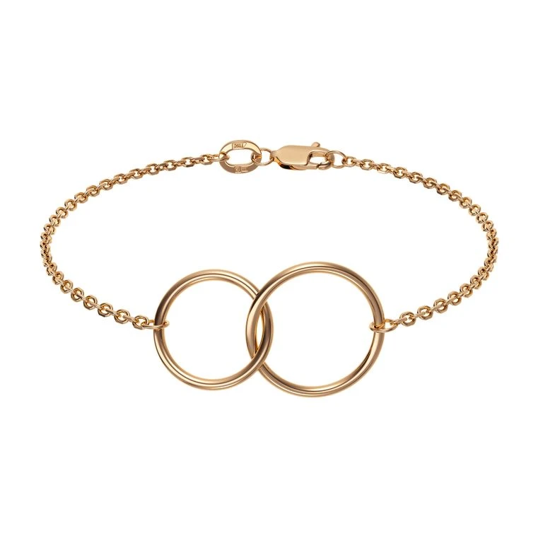 Браслет  из серебра с позолотой