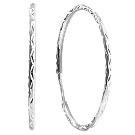 Серьги  серебряные