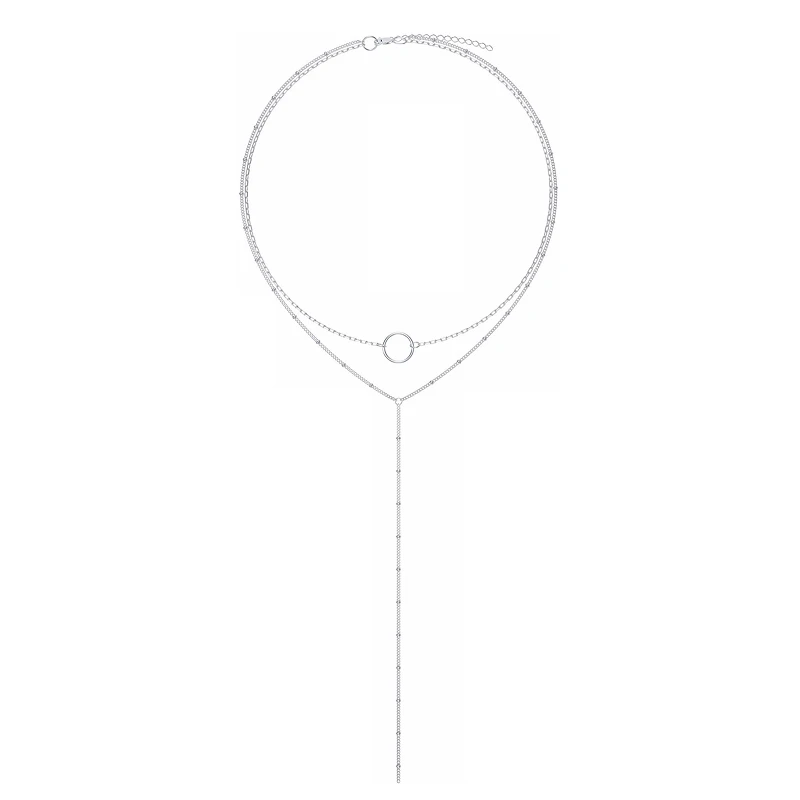 Колье  серебряное