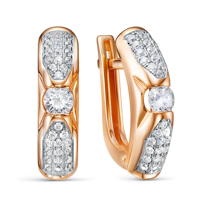 Серьги «BERGER» золотые