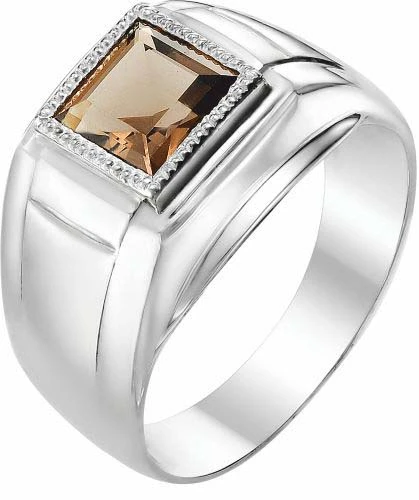 Кольцо  серебряное со шпинелью