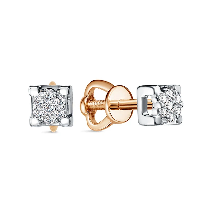 Серьги «Империал» золотые