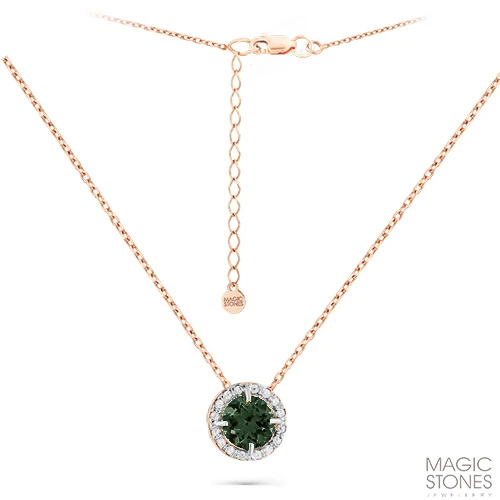 Колье «MAGIC STONES» золотое