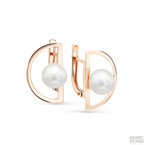 Серьги «MAGIC STONES» золотые