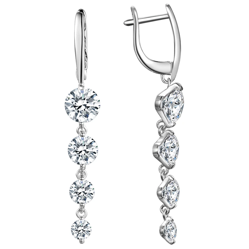 Серьги «Сильверк» серебряные