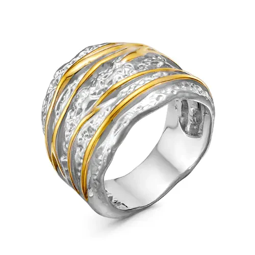 Кольцо «PLATA» серебряное