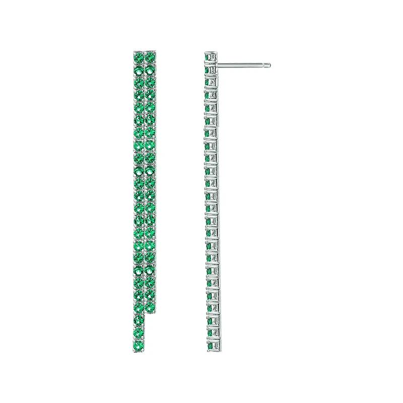 Серьги «Сильверк» серебряные