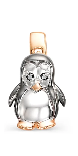 Серьги  из красного золота