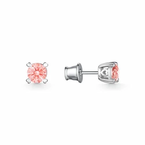 Серьги  серебряные с фианитом