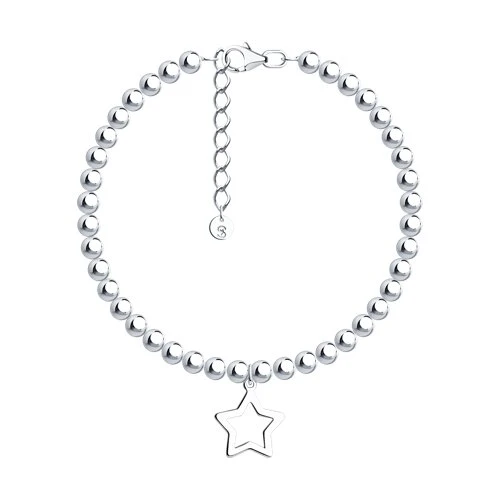 Браслет  серебряный