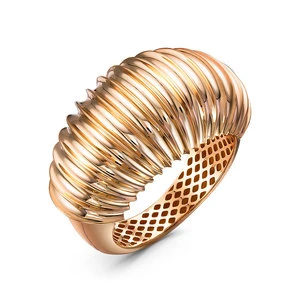 Кольцо «Дельта» из красного золота