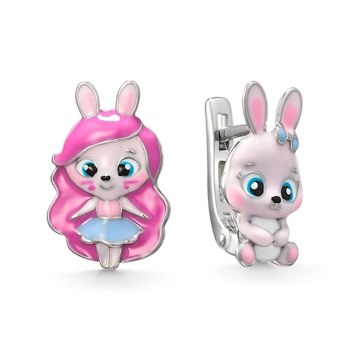 Серьги «DEWI» серебряные