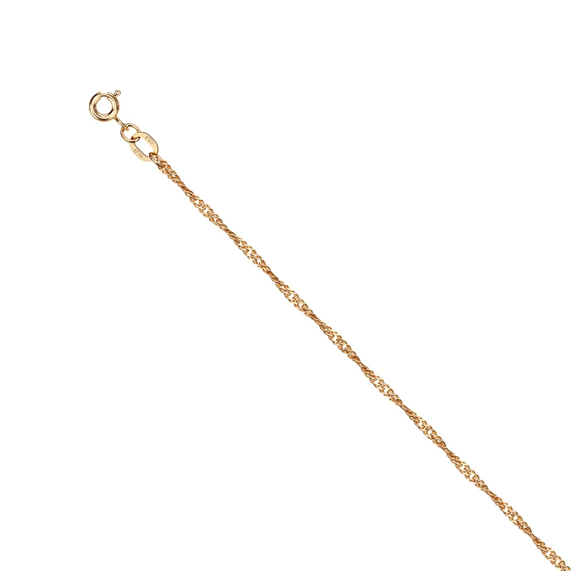 Цепь  из красного золота