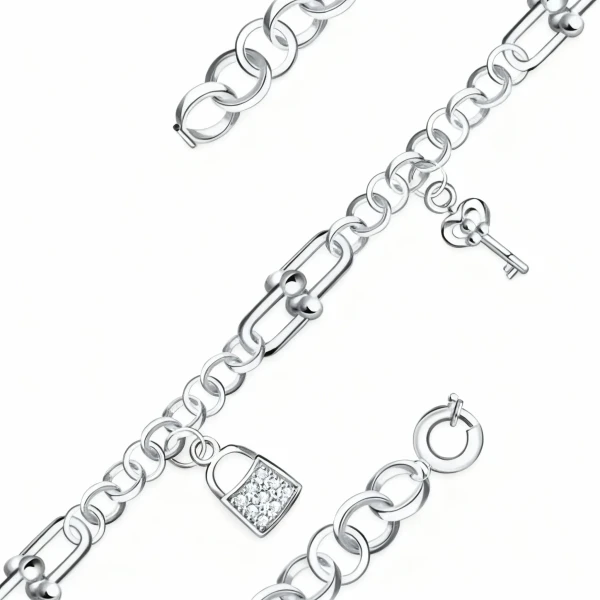 Браслет «BERGER» серебряный