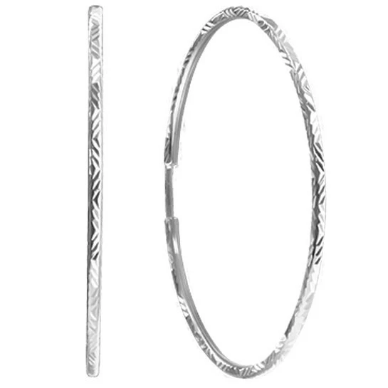 Серьги  серебряные