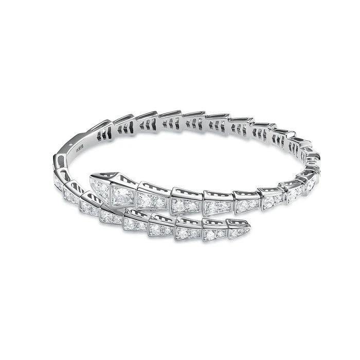 Браслет  серебряный с фианитом