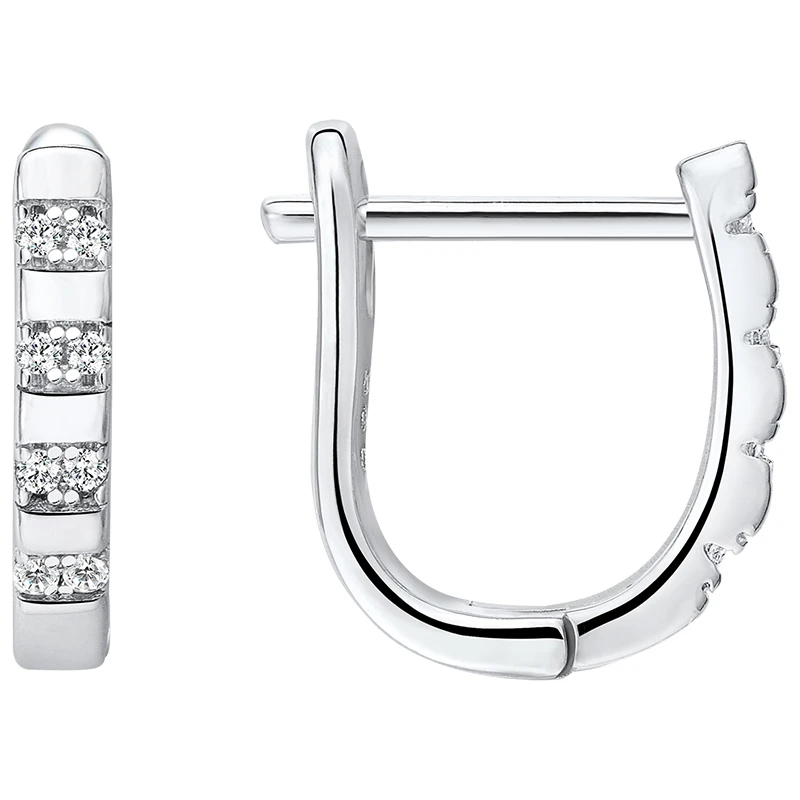 Серьги «Сильверк» серебряные