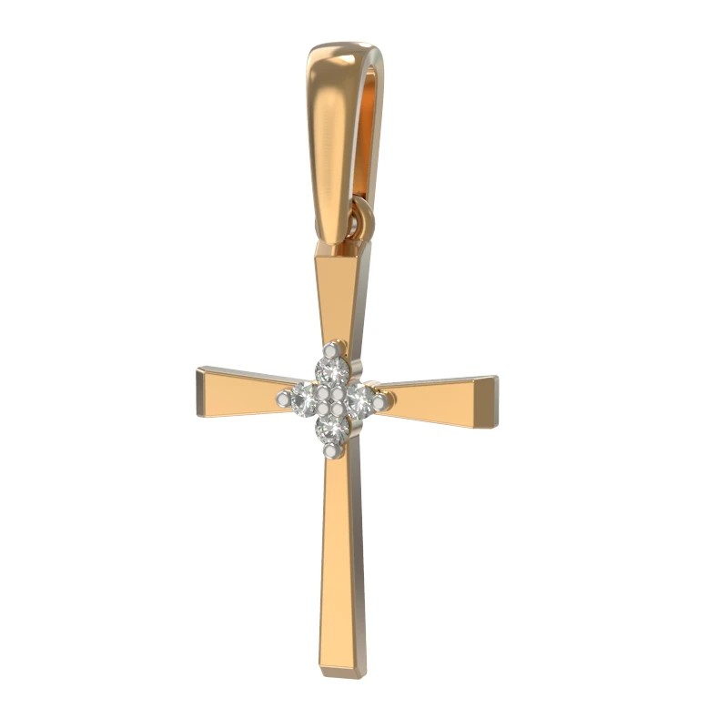 Подвеска «Арина» золотая