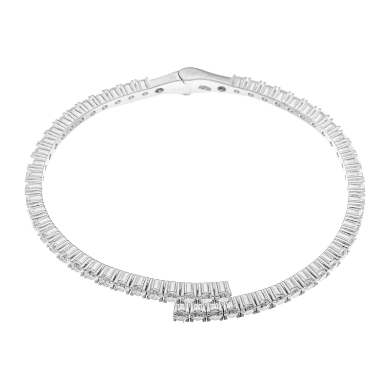 Браслет  серебряный с фианитом