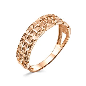 Кольцо «Дельта» из красного золота