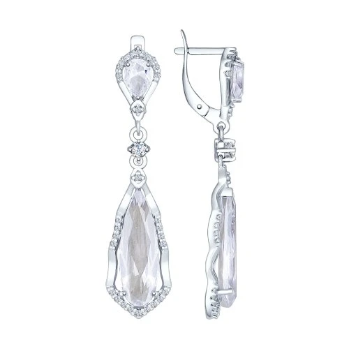 Серьги серебряные