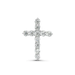 Подвеска  из белого золота с фианитом