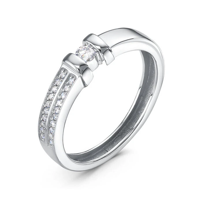 Кольцо «BERGER» серебряное