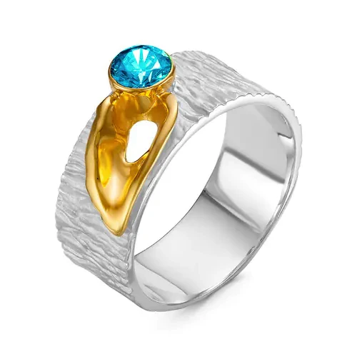 Кольцо «PLATA» серебряное