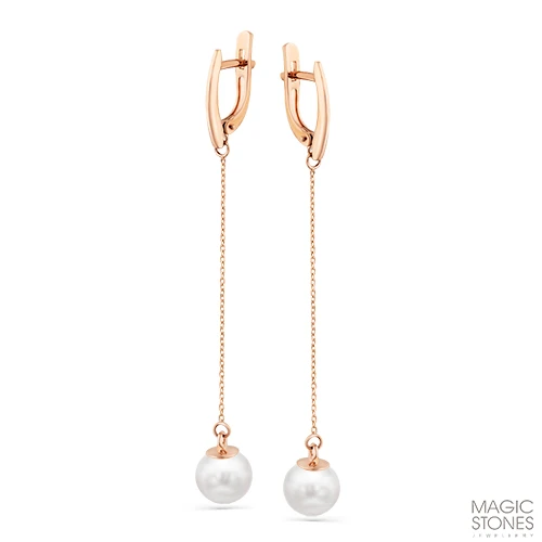 Серьги «MAGIC STONES» золотые